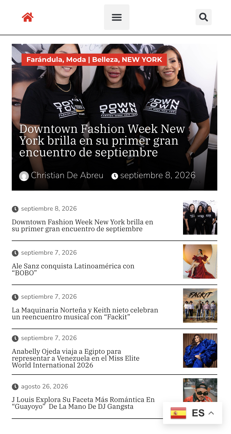Vista mobile — En El Lente TV